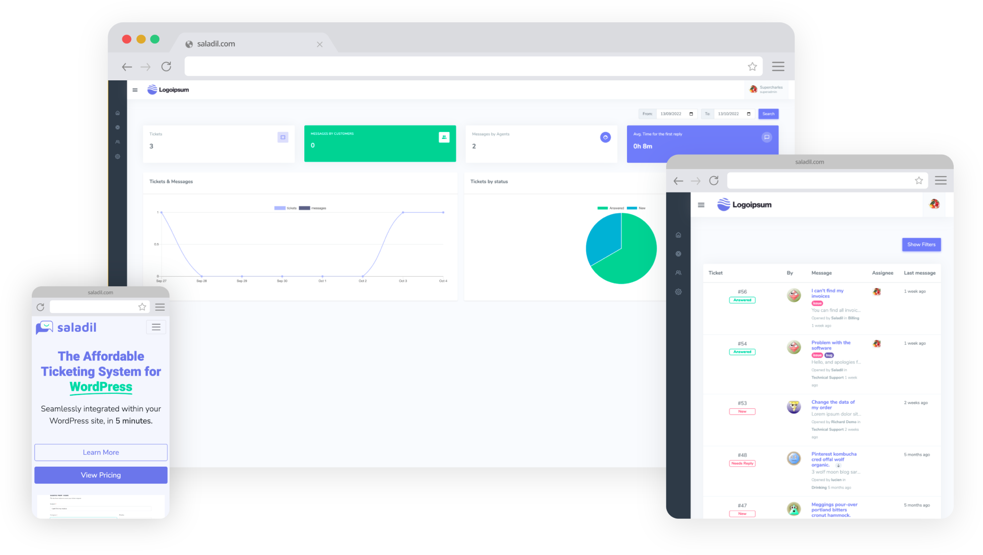 Saladil: Revolutionizing WordPress Support, One Ticket at a Time